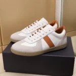 Dior Unisex B01 Matchpoint Sneaker Cognac and White Smooth Calfskin with White Suede