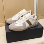 Dior Unisex B01 Matchpoint Sneaker Gray and White Smooth Calfskin with Gray Suede