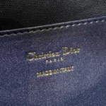 Dior Women 30 Montaigne Diorling Mini Bag with Chain Blue Dior Oblique Jacquard