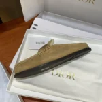 Dior Women Boy Mule Beige Suede Goatskin KDB922SKU
