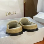 Dior Women Boy Mule Beige Suede Goatskin KDB922SKU