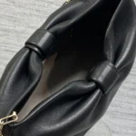 Dior Women Medium Dior Bow Bag Black Lambskin M0714OUQO