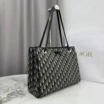 Dior Women Medium Shopping Bag Blue Dior Oblique Jacquard M1409OTZQ