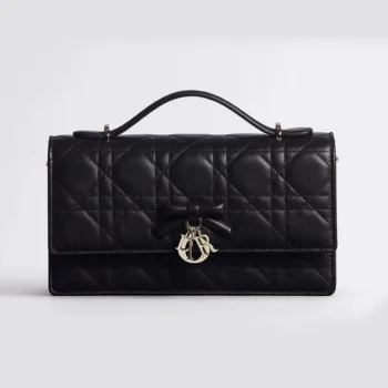 Dior Women My Dior Mini Bag Black Cannage Lambskin S0984OUQA