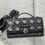 Dior Women My Dior Mini Bag Black Cannage Lambskin S0984OUQA