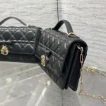 Dior Women My Dior Mini Bag Black Cannage Lambskin S0984OUQA