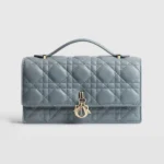 Dior Women My Dior Mini Bag Cloud Blue Cannage Lambskin S0980ONMJ