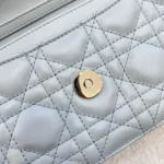 Dior Women My Dior Mini Bag Cloud Blue Cannage Lambskin S0980ONMJ