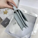 Dior Women My Dior Mini Bag Cloud Blue Cannage Lambskin S0980ONMJ