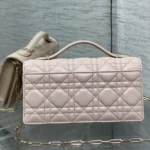 Dior Women My Dior Mini Bag Rose Soupir Cannage Lambskin S0984OUQA