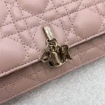 Dior Women My Dior Mini Bag Rose des Vents Cannage Lambskin S0980ONMJ