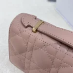 Dior Women My Dior Mini Bag Rose des Vents Cannage Lambskin S0980ONMJ