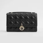 Dior Women My Dior Top Handle Bag Black Cannage Lambskin M0997ONGE