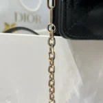 Dior Women My Dior Top Handle Bag Black Cannage Lambskin M0997ONGE