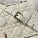 Dior Women My Dior Top Handle Bag Latte Cannage Lambskin M0997ONGE