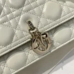 Dior Women My Dior Top Handle Bag Latte Cannage Lambskin M0997ONGE