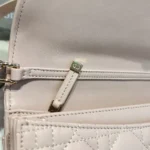 Dior Women My Dior Top Handle Bag Pink Cannage Lambskin