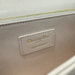 Dior Women My Dior Top Handle Bag Pink Cannage Lambskin