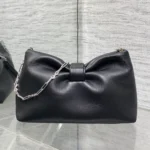 Dior Women Small Dior Bow Bag Black Lambskin M0715OUQO