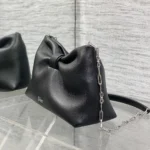 Dior Women Small Dior Bow Bag Black Lambskin M0715OUQO