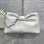 Dior Women Small Dior Bow Bag Latte Lambskin M0715PUQO