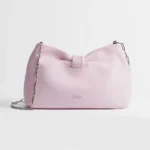 Dior Women Small Dior Bow Bag Rose Songe lambskin M0715PUQO