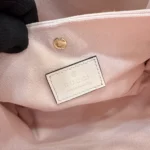 Gucci Women GG Emblem Small Bucket Bag-Pink ‎815118FAFF1