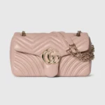 Gucci Women GG Marmont Medium Shoulder Bag-Pink 837267AAE38