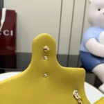 Gucci Women GG Marmont Medium Shoulder Bag-Yellow 837267AAGII