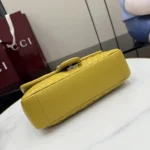 Gucci Women GG Marmont Medium Shoulder Bag-Yellow 837267AAGII