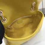 Gucci Women GG Marmont Medium Shoulder Bag-Yellow 837267AAGII