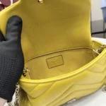 Gucci Women GG Marmont Mini Bag-Yellow 841290AAGJE