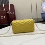 Gucci Women GG Marmont Mini Bag-Yellow 841290AAGJE