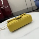 Gucci Women GG Marmont Mini Bag-Yellow 841290AAGJE