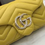 Gucci Women GG Marmont Mini Bag-Yellow 841290AAGJE