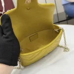 Gucci Women GG Marmont Mini Bag-Yellow 841290AAGJE