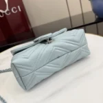 Gucci Women GG Marmont Mini Shoulder Bag-Blue 856368AAFS1