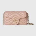 Gucci Women GG Marmont Mini Shoulder Bag-Pink 841290AAFAX