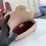 Gucci Women GG Marmont Mini Shoulder Bag-Pink 841290AAFAX