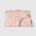 Gucci Women GG Marmont Mini Shoulder Bag-Pink ‎856368AAFS1