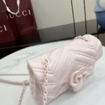 Gucci Women GG Marmont Mini Shoulder Bag-Pink ‎856368AAFS1