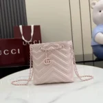 Gucci Women GG Marmont Nano Bucket Bag-Pink‎ 856404AAFS1