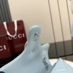 Gucci Women GG Marmont Small Shoulder Bag-Blue 855371AAFS1