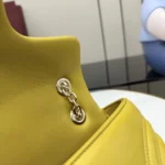 Gucci Women GG Marmont Small Shoulder Bag-Yellow 837280AAGII