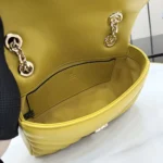 Gucci Women GG Marmont Small Shoulder Bag-Yellow 837280AAGII