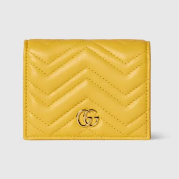 Gucci Women GG Marmont Small Wallet-Yellow ‎466492AAGJE