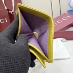 Gucci Women GG Marmont Small Wallet-Yellow ‎466492AAGJE