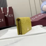 Gucci Women GG Marmont Small Wallet-Yellow ‎466492AAGJE
