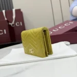 Gucci Women GG Marmont Small Wallet-Yellow ‎466492AAGJE