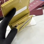 Gucci Women GG Marmont Small Wallet-Yellow ‎466492AAGJE